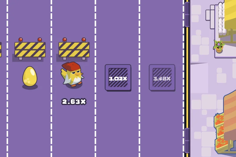 Chicken Cross gambling game
